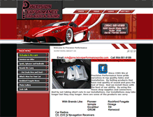 Tablet Screenshot of precisionperformanceonline.com